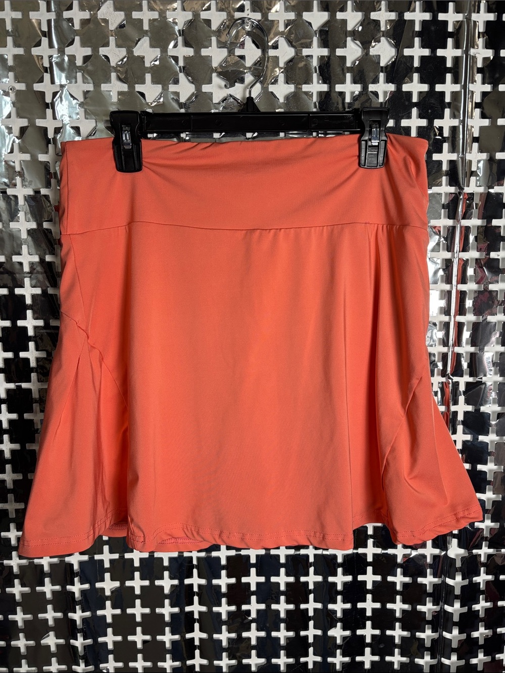 Women's Coral Skater Skirt with Smooth Waistband